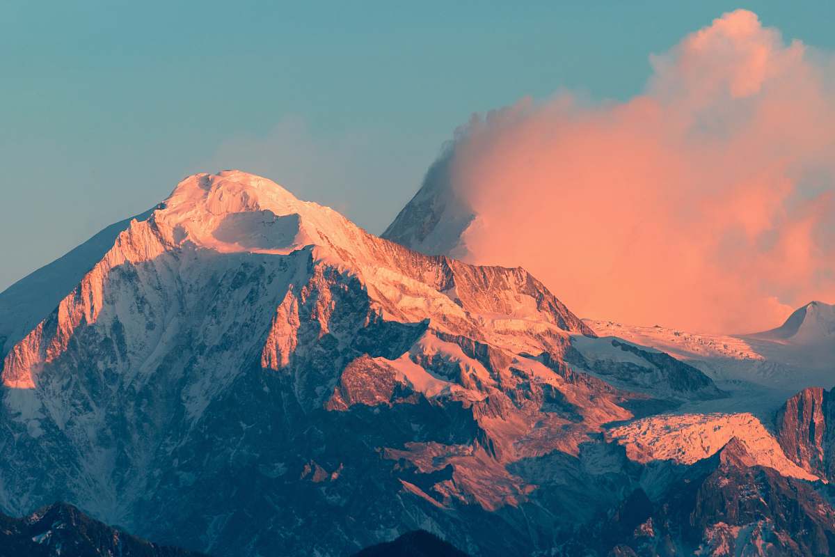 mountain range mountain ranges covered in snow outdoors